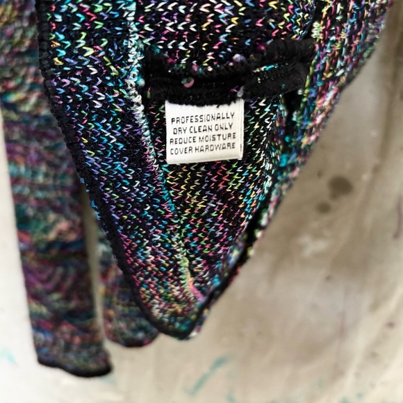 St John Collection Multi Colored Knit Full Zip Jacket - Picture 5 of 6